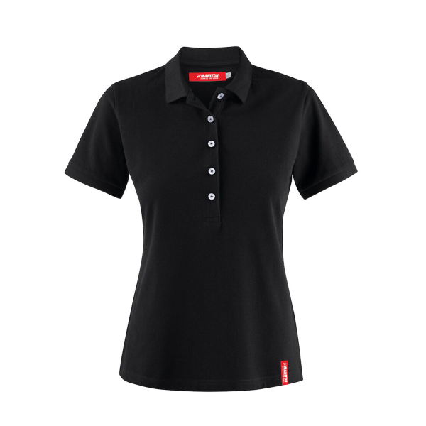 Womensblackpoloshirt
