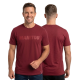 Tee-shirt Manitou Bordeaux - unisexe